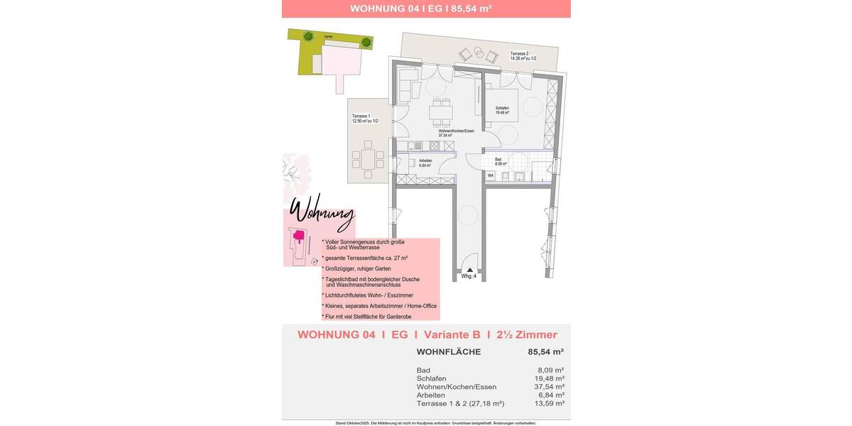 Etagenwohnung Nürnberg Höfen - 2 Zimmer, 85 m&sup2;, 500.000&euro; | Angebot:26488764