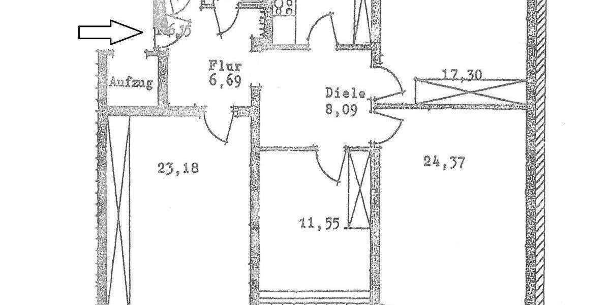 Viel Platz! Helle 4-Zi. ETW mit Balkon in Nbg. - Gleißhammer Wohnung kaufen 4 zimmer