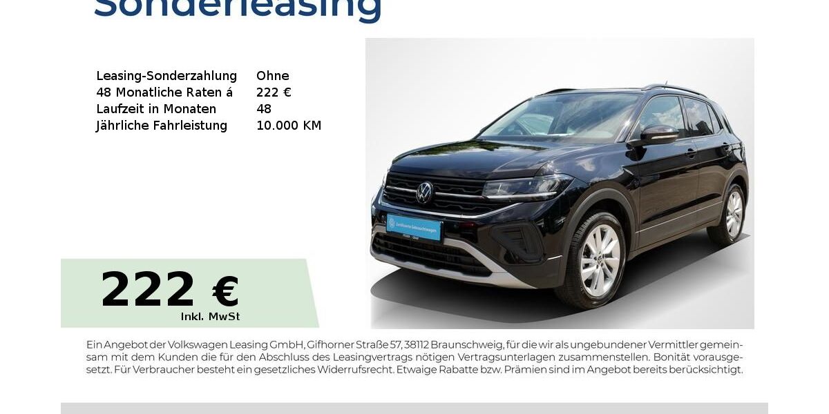 VW T-Cross 23.050 km 20.880 &euro; Erlangen 91058