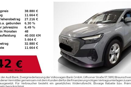 Audi Q4 e-tron 30.400 km 38.880 &euro; Nürnberg 90411
