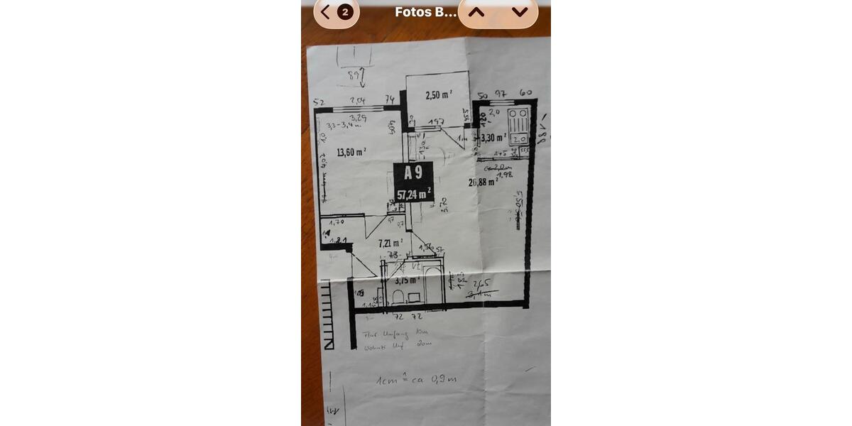 Erdgeschoßwohnung Baiersdorf - 2 Zimmer, 57 m&sup2;, 650&euro; | Angebot:27606266