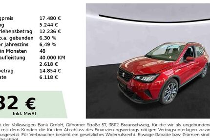 Seat Arona 33.350 km 17.480 &euro; Nürnberg 90431