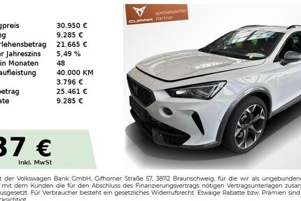 Cupra Formentor 18.750 km 30.950 &euro; Nürnberg 90441