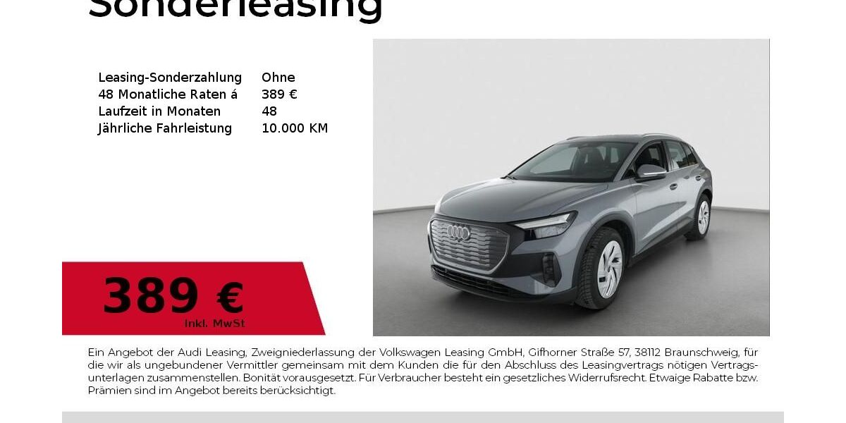 Audi Q4 e-tron 5.990 km 40.440 &euro; Erlangen 91058