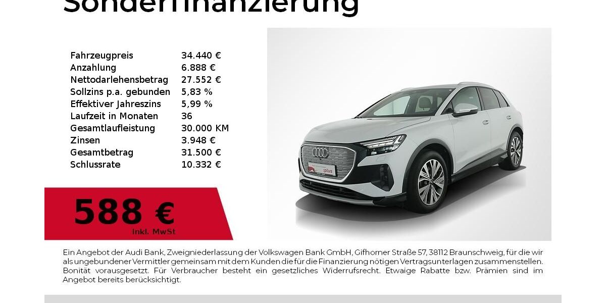 Audi Q4 e-tron 73.149 km 34.440 &euro; Nürnberg 90441