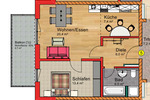 Etagenwohnung Schnaittach - 2 Zimmer, 57 m&sup2;, 254.900&euro; | Angebot:25698496