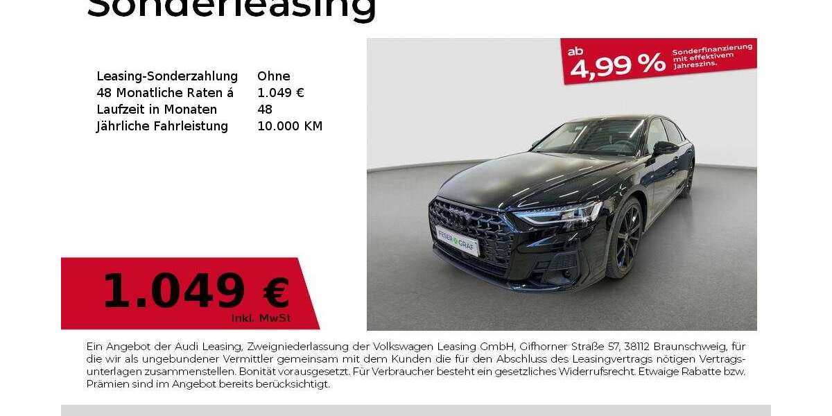 Audi A8 14.750 km 93.980 &euro; Fürth 90763
