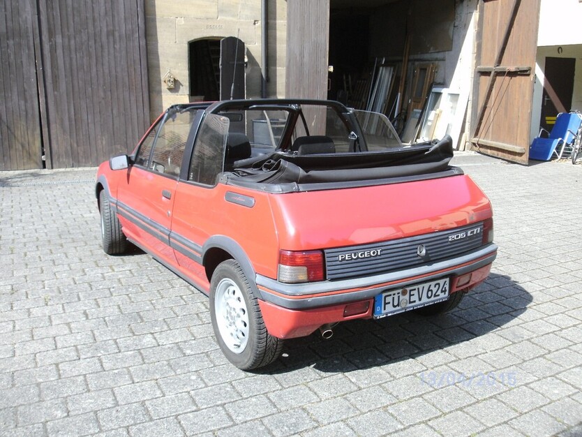 Peugeot 205 CTI 105.000 km 9.800 € Fürth 90744