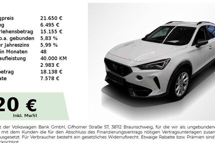 Cupra Formentor 34.050 km 21.650 &euro; Nürnberg 90431