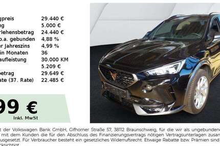Cupra Formentor 17.850 km 29.440 € Lauf an der Pegnitz 91207