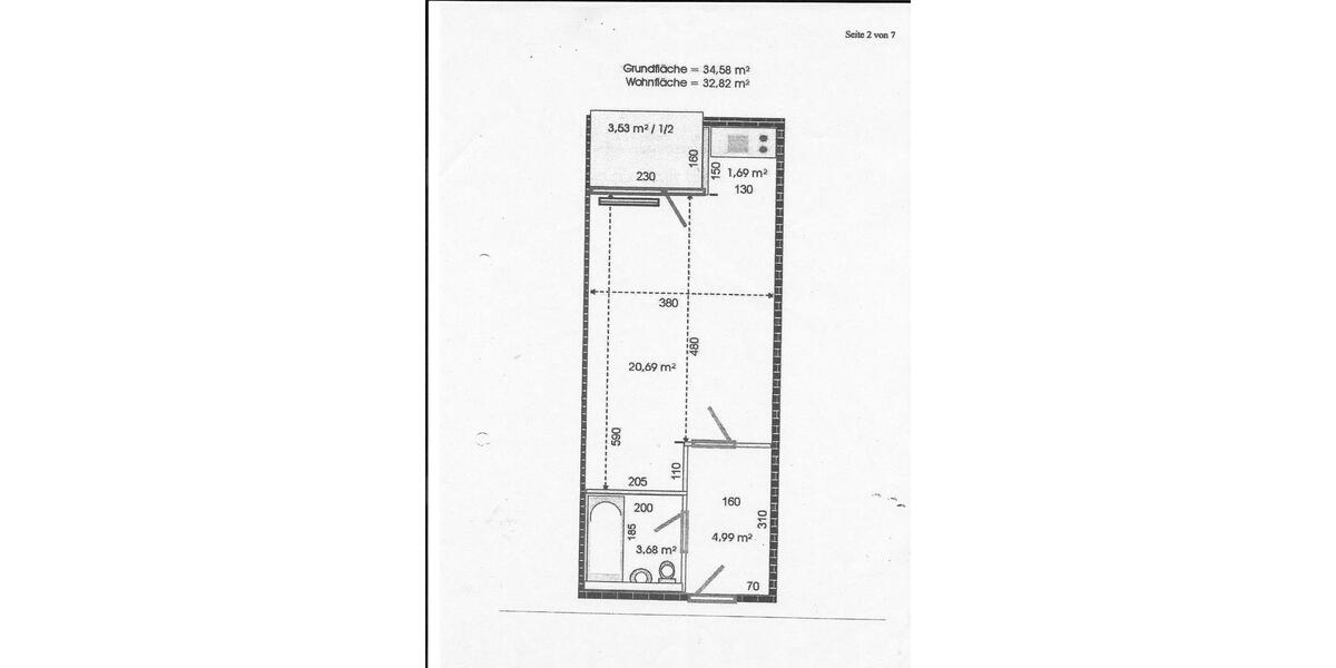 Erdgeschoßwohnung Nürnberg Altstadt, St. Lorenz - 1 Zimmer, 33 m&sup2;, 132.000&euro; | Angebot:26824423