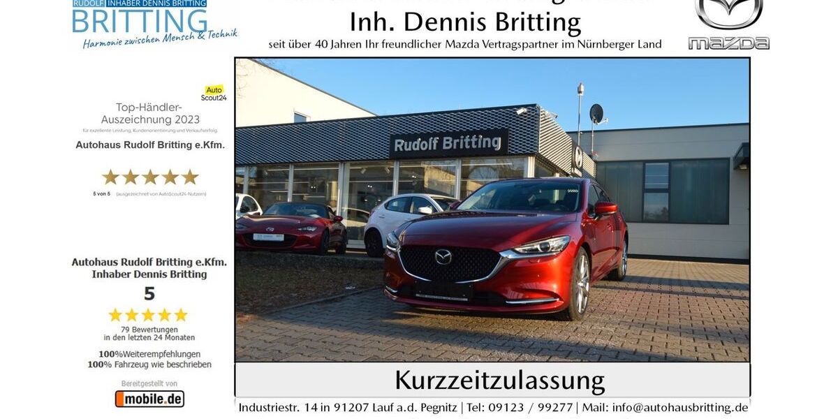 Mazda 6 8.000 km 31.990 &euro; Lauf 91207