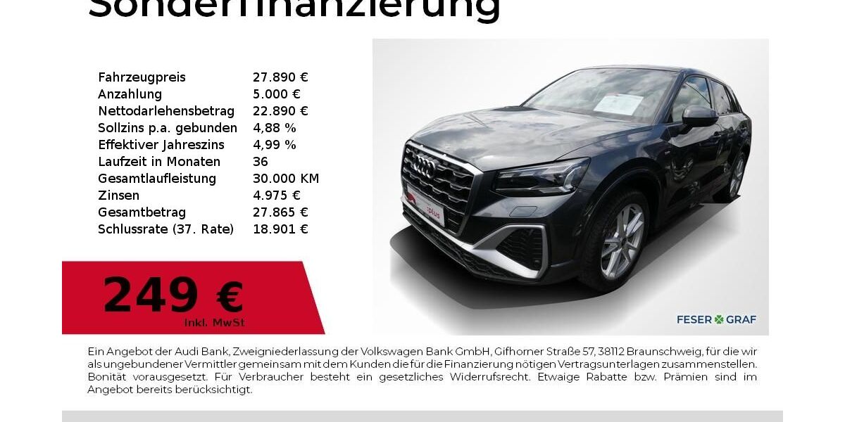 Audi Q2 20.500 km 27.890 &euro; Lauf an der Pegnitz 91207