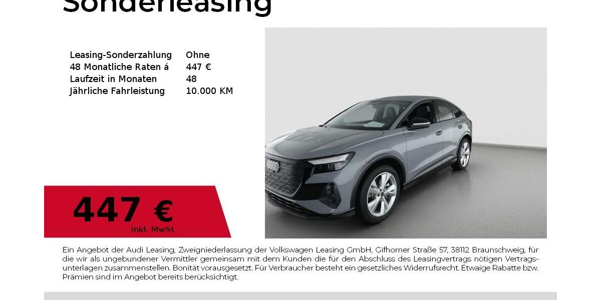 Audi Q4 7.994 km 48.281 &euro; Nürnberg 90411