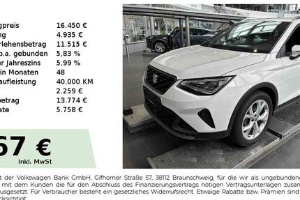 Seat Arona 61.950 km 16.450 &euro; Nürnberg 90431