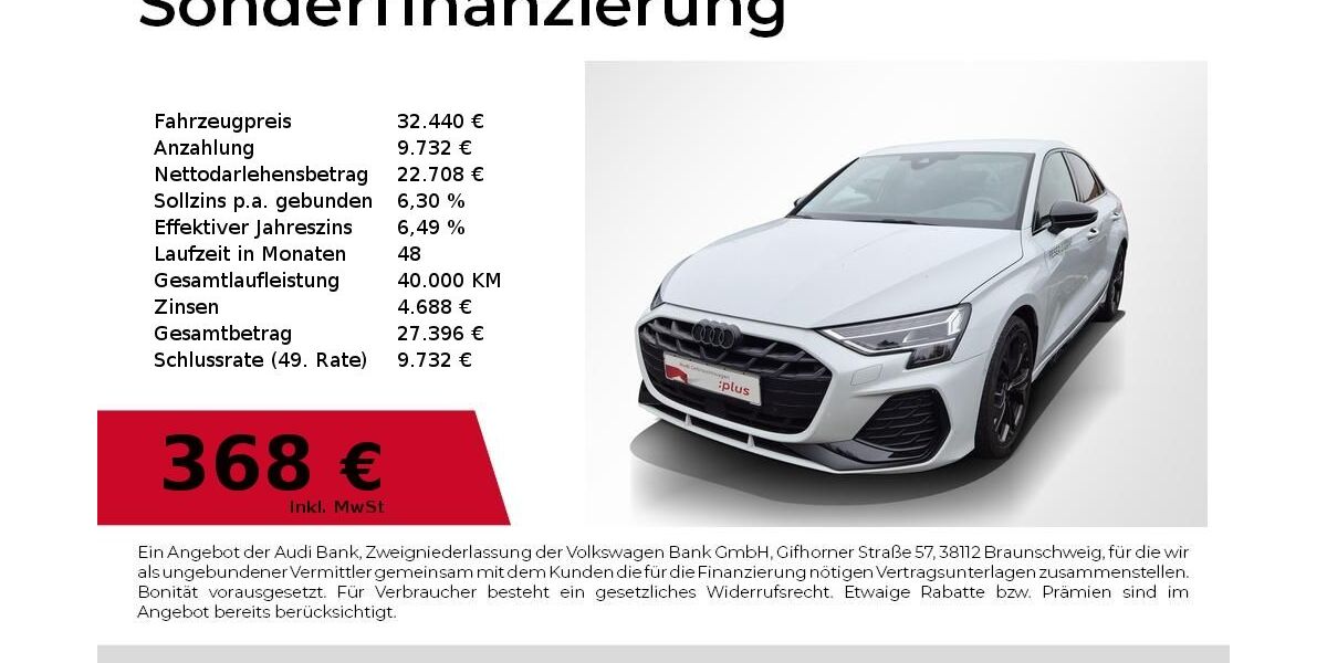 Audi A3 20.900 km 32.440 &euro; Nürnberg 90411