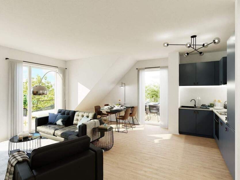 Verkaufsstart - Sonnige Gartenwohnung, Süd-Terrasse, Bad mit Tageslicht, KfW 40 QNG 4 zimmer