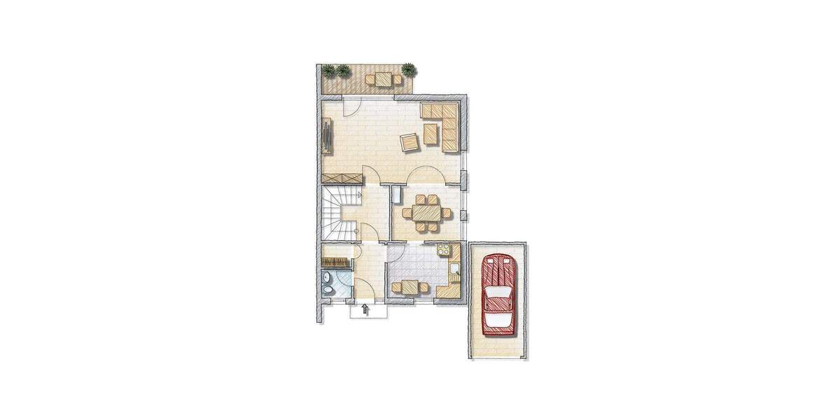 Doppelhaushälfte Allersberg Eismannsdorf - 4 Zimmer, 110 m&sup2;, 530.000&euro; | Angebot:25667621