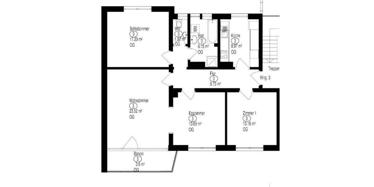 Mehrfamilienhaus, Wohnhaus Herzogenaurach - 4 Zimmer, 98 m&sup2;, 345.000&euro; | Angebot:25747705