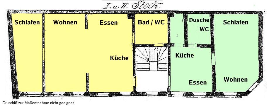 Etagenwohnung Fürth Altstadt - 2 Zimmer, 55 m&sup2;, 520&euro; | Angebot:26343059