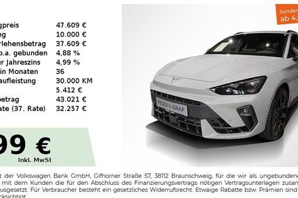 Cupra Leon 8.350 km 43.912 € Lauf an der Pegnitz 91207