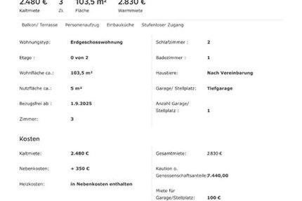 luxuriöse Wohnung in Nürnberg 3 zimmer