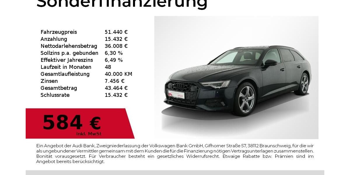 Audi A6 18.597 km 51.380 &euro; Nürnberg 90411