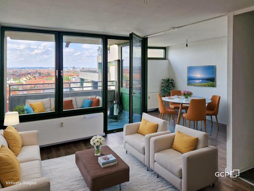 Frisch renovierte 2-Zimmer-Wohnung im Zentrum von Nürnberg zimmer