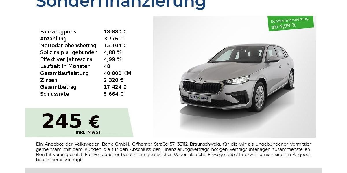 Skoda Scala 24.450 km 18.880 &euro; Nürnberg 90441