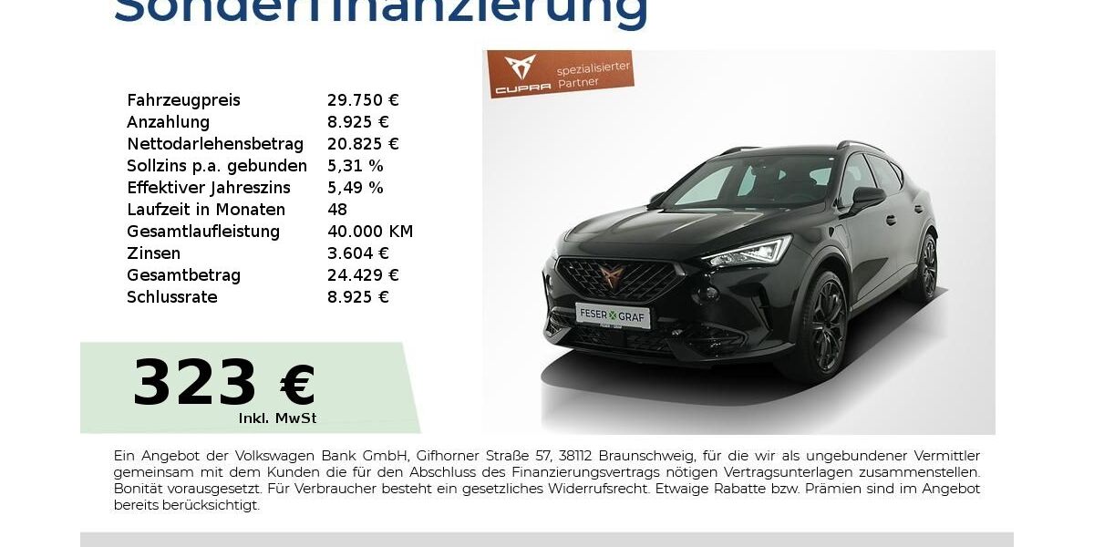Cupra Formentor 30.250 km 29.750 &euro; Nürnberg 90441