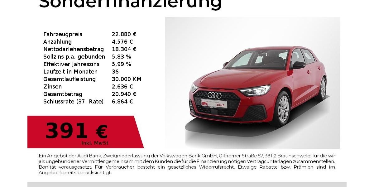 Audi A1 9.200 km 21.880 &euro; Nürnberg 90441