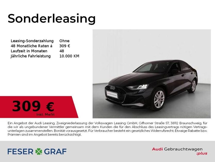 Audi A3 11.472 km 34.990 € Erlangen 91058