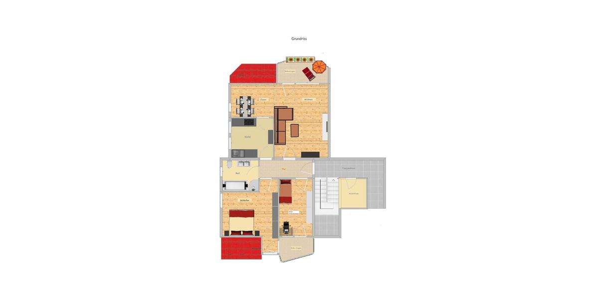 Dachgeschoßwohnung Roth - 3.5 Zimmer, 78 m&sup2;, 228.000&euro; | Angebot:26688739