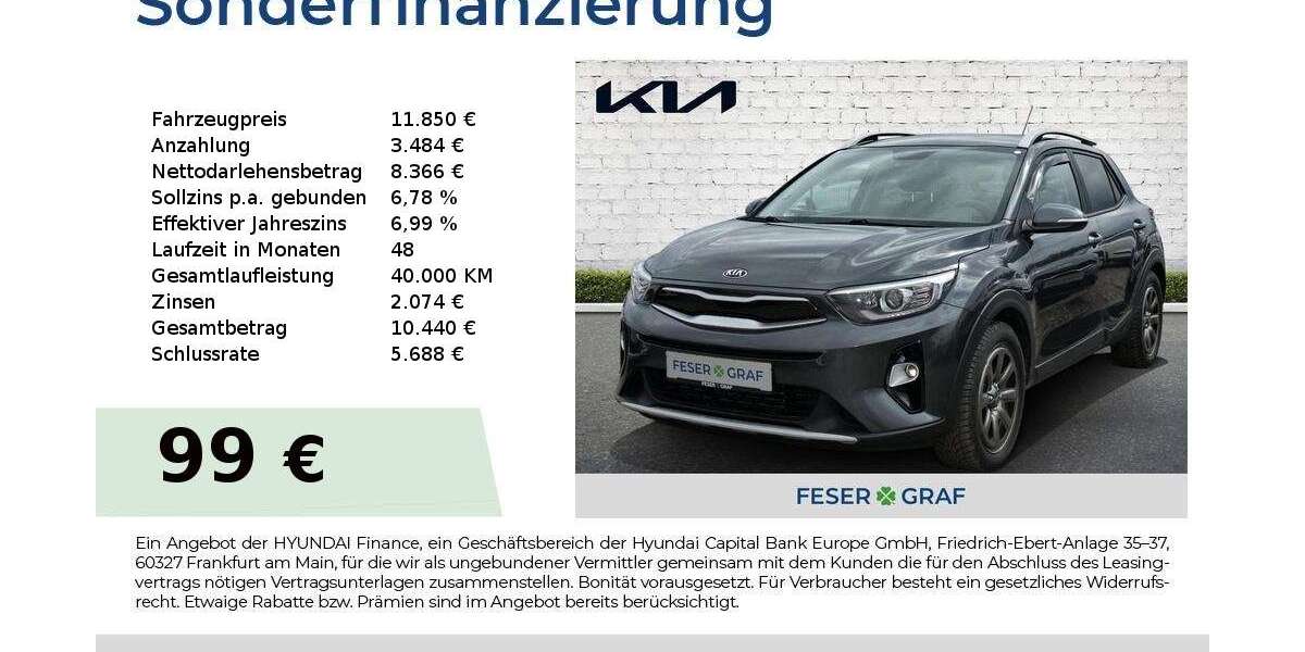 Kia Stonic 134.992 km 11.850 &euro; Roth 91154