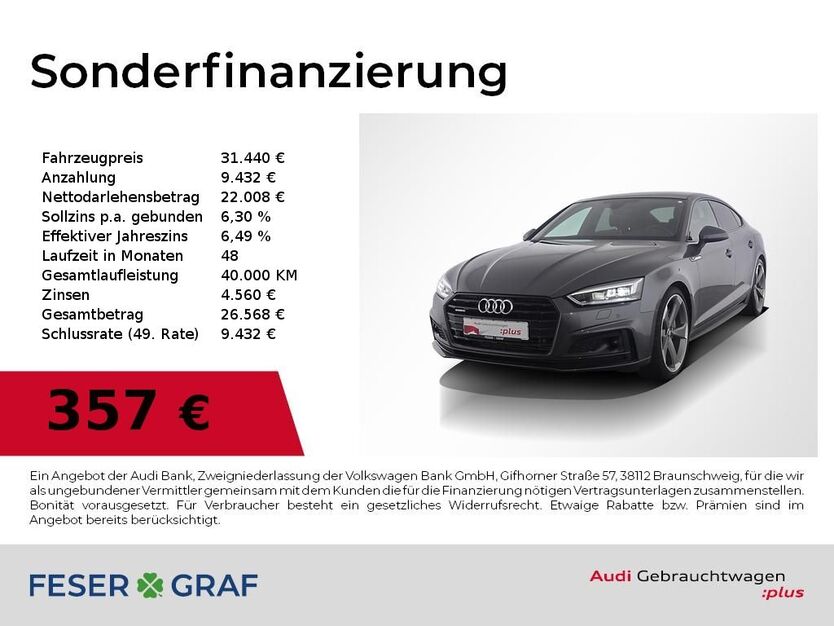 Audi A5 94.500 km 30.480 € Nürnberg 90411
