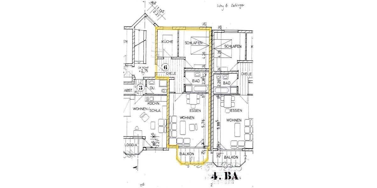 Etagenwohnung Roßtal - 2 Zimmer, 60 m&sup2;, 620&euro; | Angebot:25743068