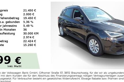Seat Arona 14.450 km 21.450 &euro; Lauf an der Pegnitz 91207