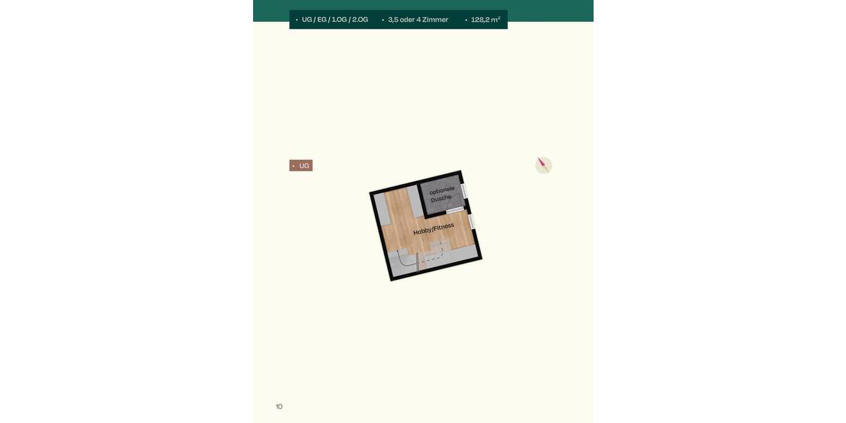 Terrassenwohnung Nürnberg St Johannis - 4 Zimmer, 128 m&sup2;, 924.665&euro; | Angebot:26118303