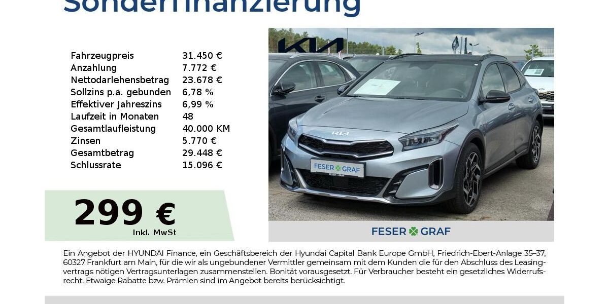 Kia XCeed 6.415 km 31.450 &euro; Roth 91154