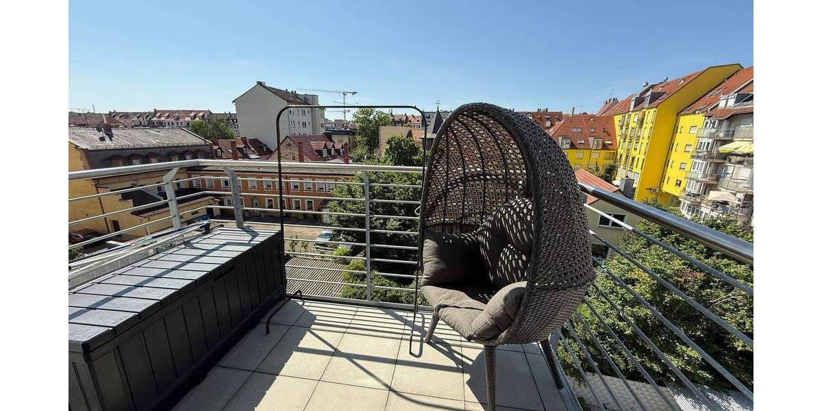 Luxuriöse 3-Zimmer-Wohnung mit zwei Balkonen in Nürnberg 3 zimmer