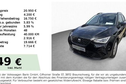 Seat Arona 8.350 km 21.450 &euro; Schwabach 91126