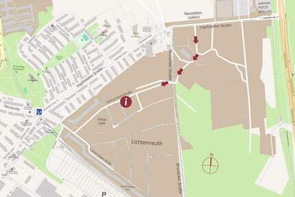 Nur noch 2 voll möblierte NEUBAU-Apartments in unmittelbarer Park- und Uni-Nähe in Nürnberg-Lichtenreuth 1 zimmer