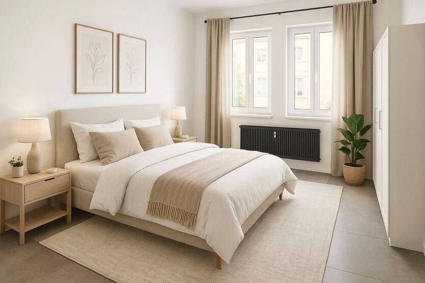 Loftstyle ! Nähe Plärrer, WG-taugliche 4-Zi-Whg., 117m², moderne Einbauküche, im Erdgeschoß