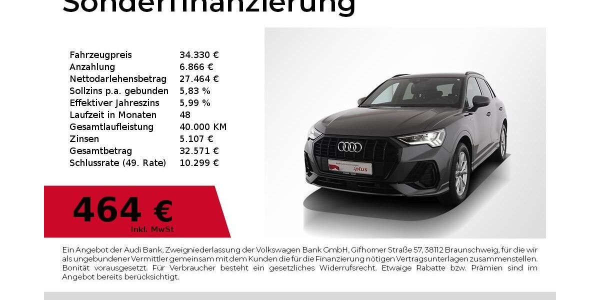 Audi Q3 34.999 km 33.440 &euro; Nürnberg 90441