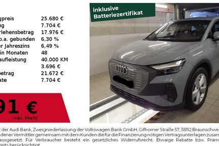 Audi Q4 e-tron 38.700 km 25.680 &euro; Nürnberg 90411