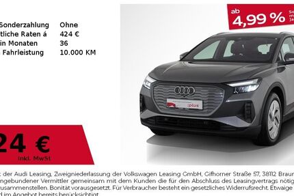 Audi Q4 e-tron 10.297 km 41.990 € Nürnberg 90441
