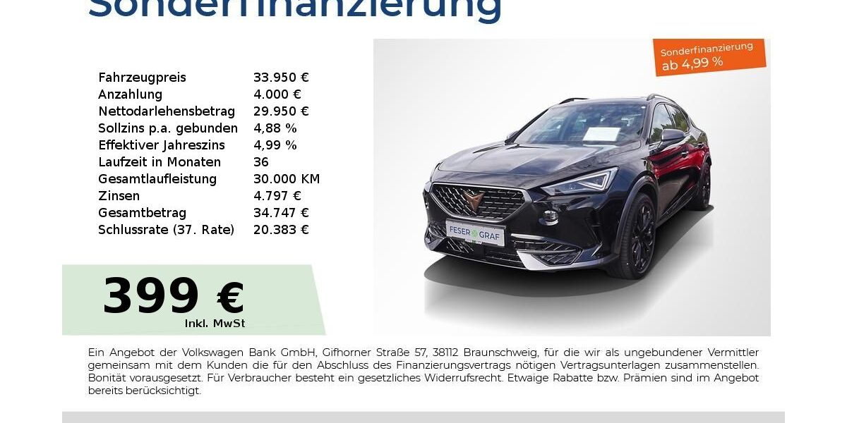 Cupra Formentor 24.550 km 33.950 &euro; Lauf an der Pegnitz 91207