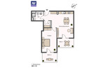 Etagenwohnung Fürth Südstadt - 2 Zimmer, 61 m&sup2;, 1.215&euro; | Angebot:21812562