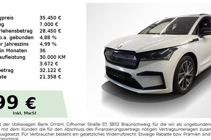 Skoda Enyaq 44.250 km 35.450 &euro; Lauf an der Pegnitz 91207
