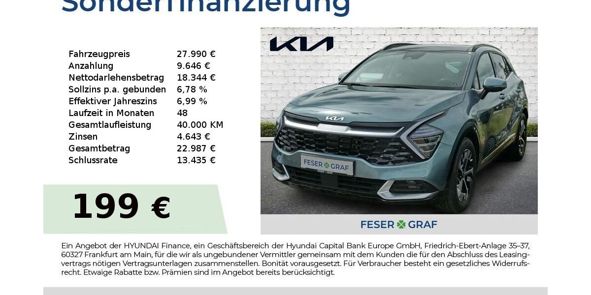 Kia Sportage 20.766 km 27.850 &euro; Roth 91154